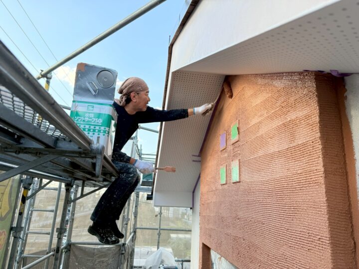 外壁上塗り